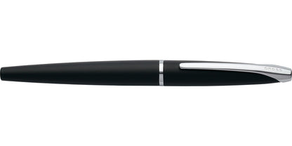 ATX Basalt Black stainless steel fountain pen with silver clip and Cross branding, fine nib on Tampa Home & Garden Store