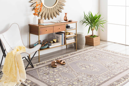 Walden Area Rug clearance by Boutique Rugs, gray geometric pattern on Tampa Home & Garden Store