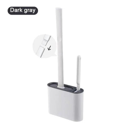 Wall Hanging Toilet Brush with Holder Set