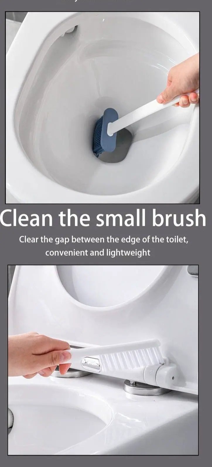 Wall Hanging Toilet Brush with Holder Set