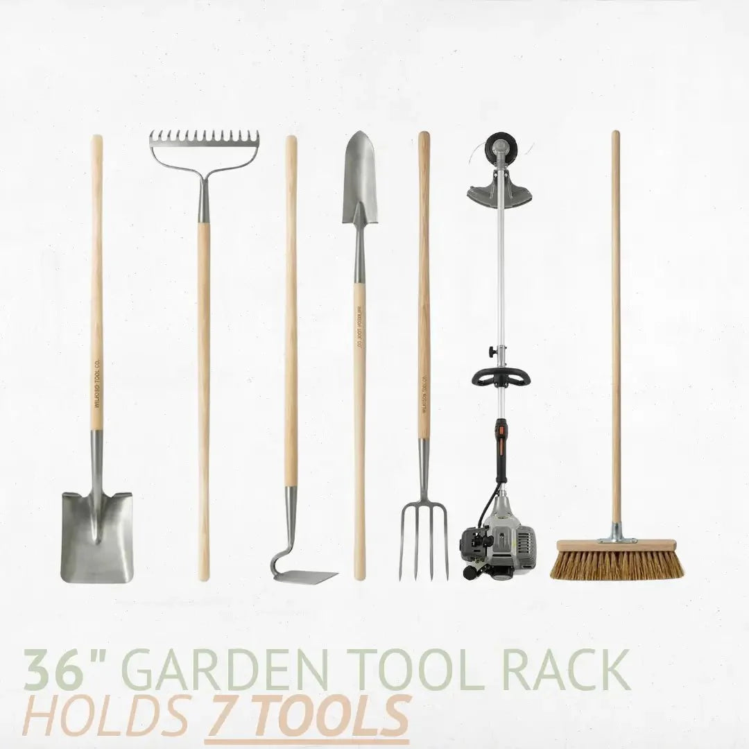 Estante para herramientas de garaje y patio, estante para herramientas de jardín