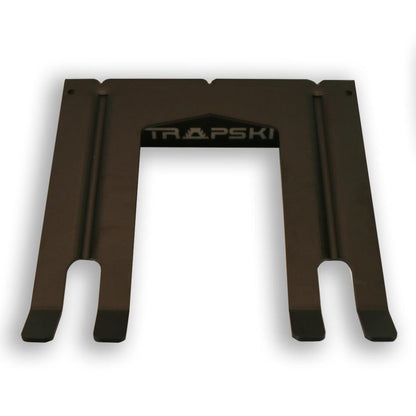 Wall Rack Holds Skis and Snowboard Gear Safely