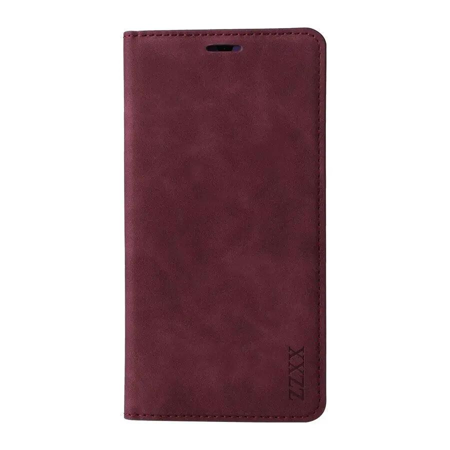 Leather Wallet Flip Case With Inbuilt Stand