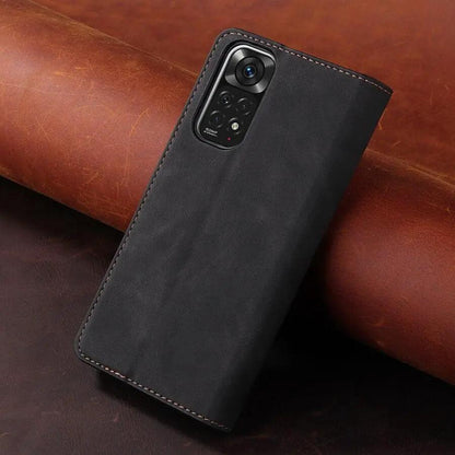 Leather Wallet Flip Case With Inbuilt Stand