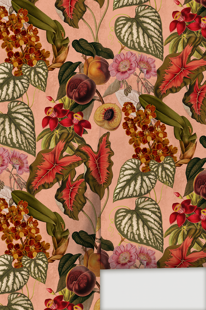 Papel pintado Cali Tropicale, melocotón