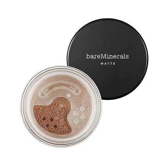 bareMinerals Matte Foundation loose mineral powder with black compact lid, SPF 15, Nava Beauty on Tampa Home & Garden Store