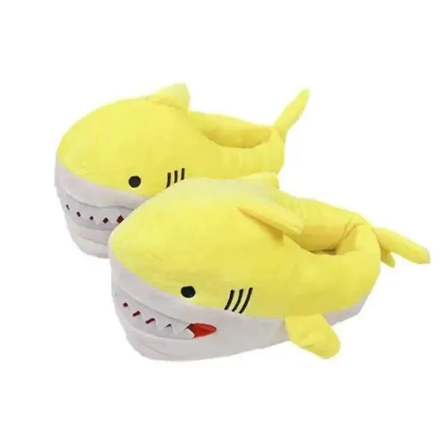 Warm Shark Womens Plush Slippers For Home Comfort