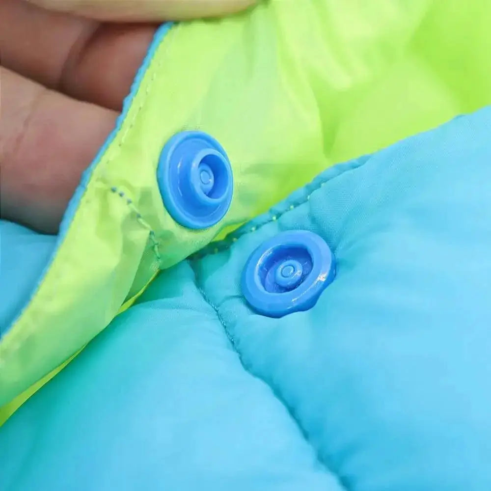 Warm Winter Reversible Dog Vest and Coat