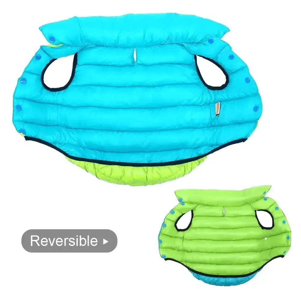 Warm Winter Reversible Dog Vest and Coat