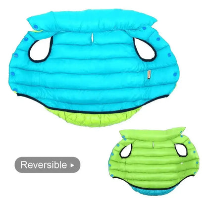 Warm Winter Reversible Dog Vest and Coat