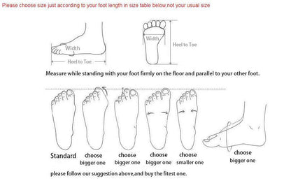 Winter boots sizing guide for Stevvex ST85SH8005VGH with width, length and five silhouettes on Tampa Home & Garden Store