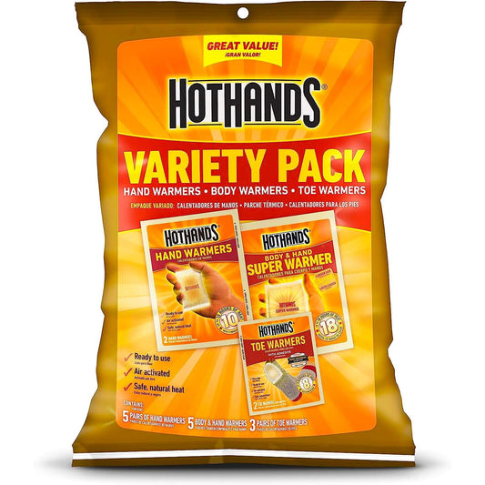 HotHands Toe, Hand, & Body Warmer Variety Pack - Long Lasting Safe Natural Odorless Air Activated Warmers - Tampa soil911.com