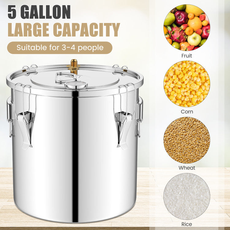 Destilador de agua de 5/10 galones para whisky casero