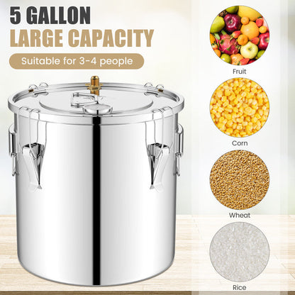 Destilador de agua de 5/10 galones para whisky casero