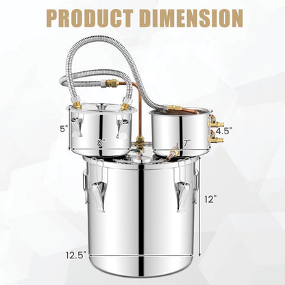 Destilador de agua de 5/10 galones para whisky casero