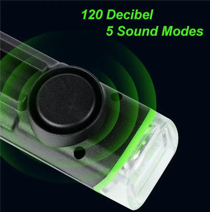 Waterproof Front Bike Light With Rechargeable Horn