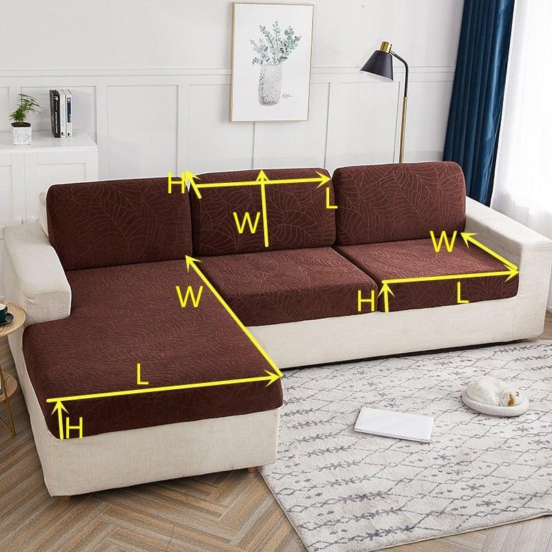 Waterproof Seaters Cushion Sofa Seat Cover by Stevvex in brown fabric; reversible for sofa on Tampa Home & Garden Store