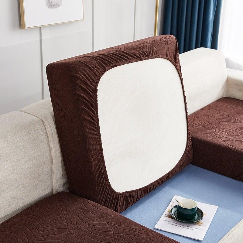 Stevvex waterproof sofa cover brown quilted outer with white panel protector on Tampa Home & Garden Store