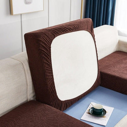 Stevvex waterproof sofa cover brown quilted outer with white panel protector on Tampa Home & Garden Store