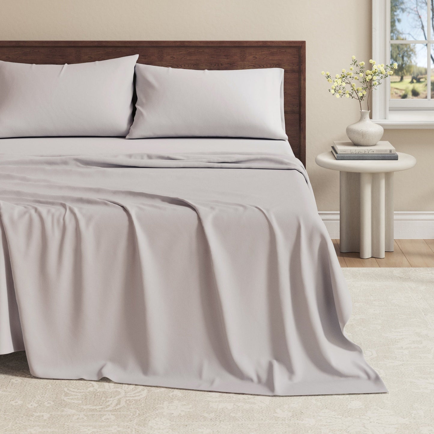 Breathable Viscose from Bamboo and Cotton Sheets