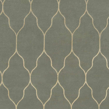 Woodland Area Carpet rug in sage gray with cream trellis pattern Boutique Rugs on Tampa Home & Garden Store