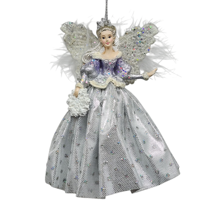 Lavender Snow Queen Ornament -
