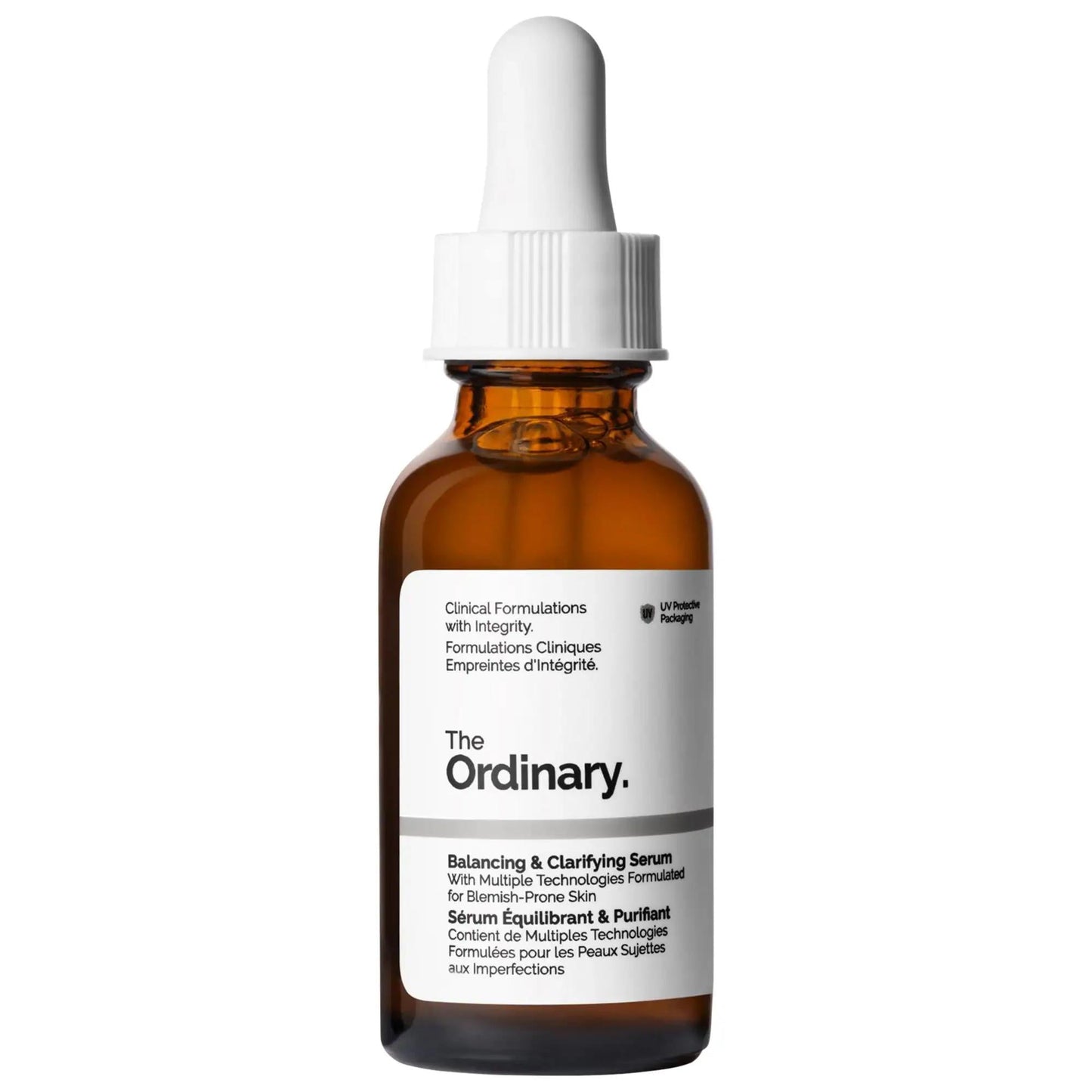The Ordinary Balancing & Clarifying Serum bottle with dropper on amber glass on Tampa Home & Garden Store