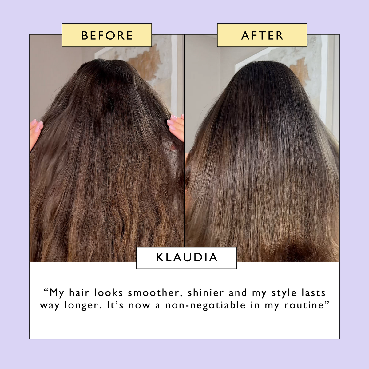 UpCircle The Complete Haircare Bundle two-panel collage showing smoother shinier hair on Tampa Home & Garden Store