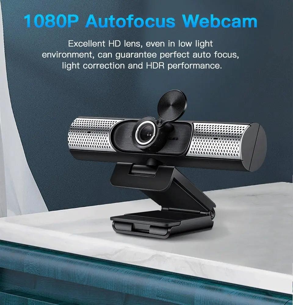 1080P HD Autofocus Web Camera with Microphone