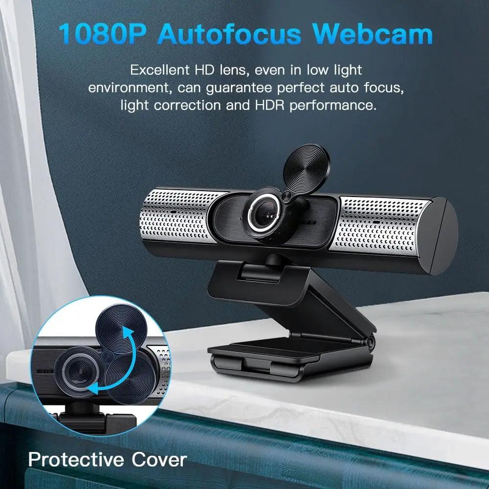 1080P HD Autofocus Web Camera with Microphone