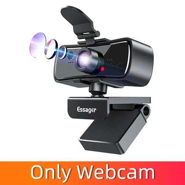 Webcam 2K Full HD USB Web Camera With Microphone