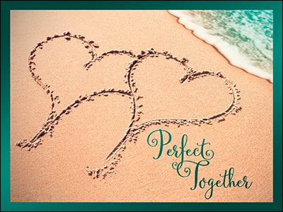 Tarjeta de aniversario - Perfectos juntos