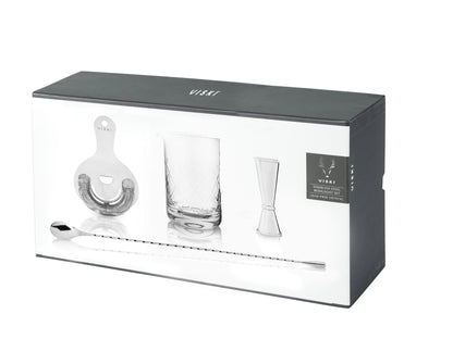 Harrison Barware Set With Glass And Jigger Kit