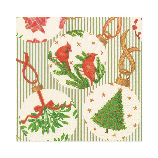 Botanical Ornaments Paper Luncheon Napkins