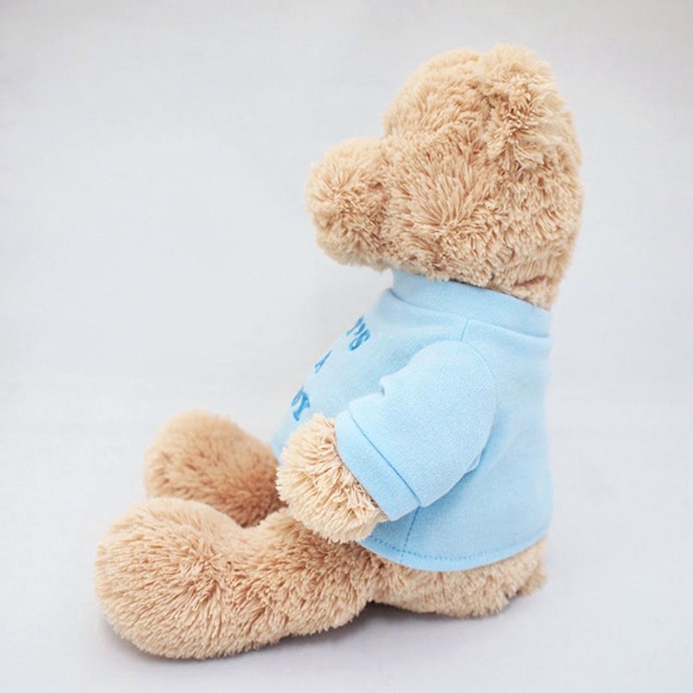 T-shirt « C'est un garçon » avec ours en peluche