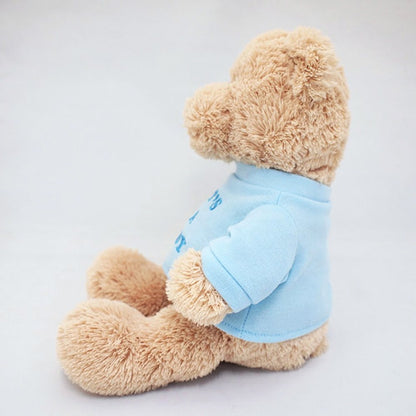 T-shirt « C'est un garçon » avec ours en peluche