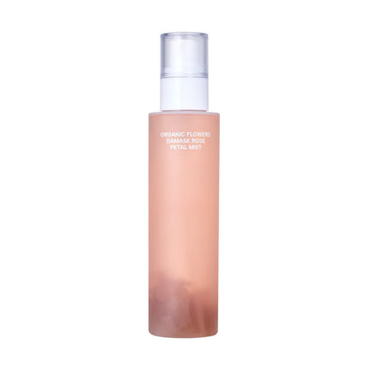 Whamisa Damask Rose Petal Mist 100ml spray bottle, peach pink gradient with clear cap on Tampa Home & Garden Store