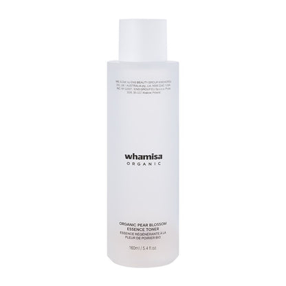 whamisa Organic Pear Blossom Essence Toner 160ml white bottle, Seoulia toner on Tampa Home & Garden Store
