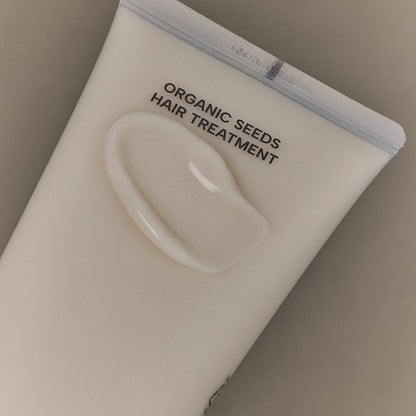 Whamisa Organic Seeds Hair Treatment tube with cream swirl, 200ml hair serum on Tampa Home & Garden Store