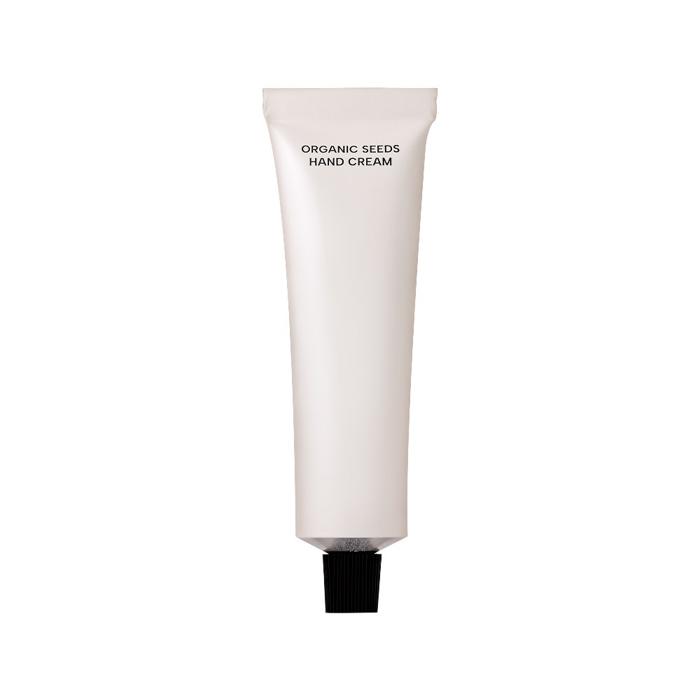 Organic Seeds Hand Cream tube, white with black cap, 60ml on Tampa Home & Garden Store