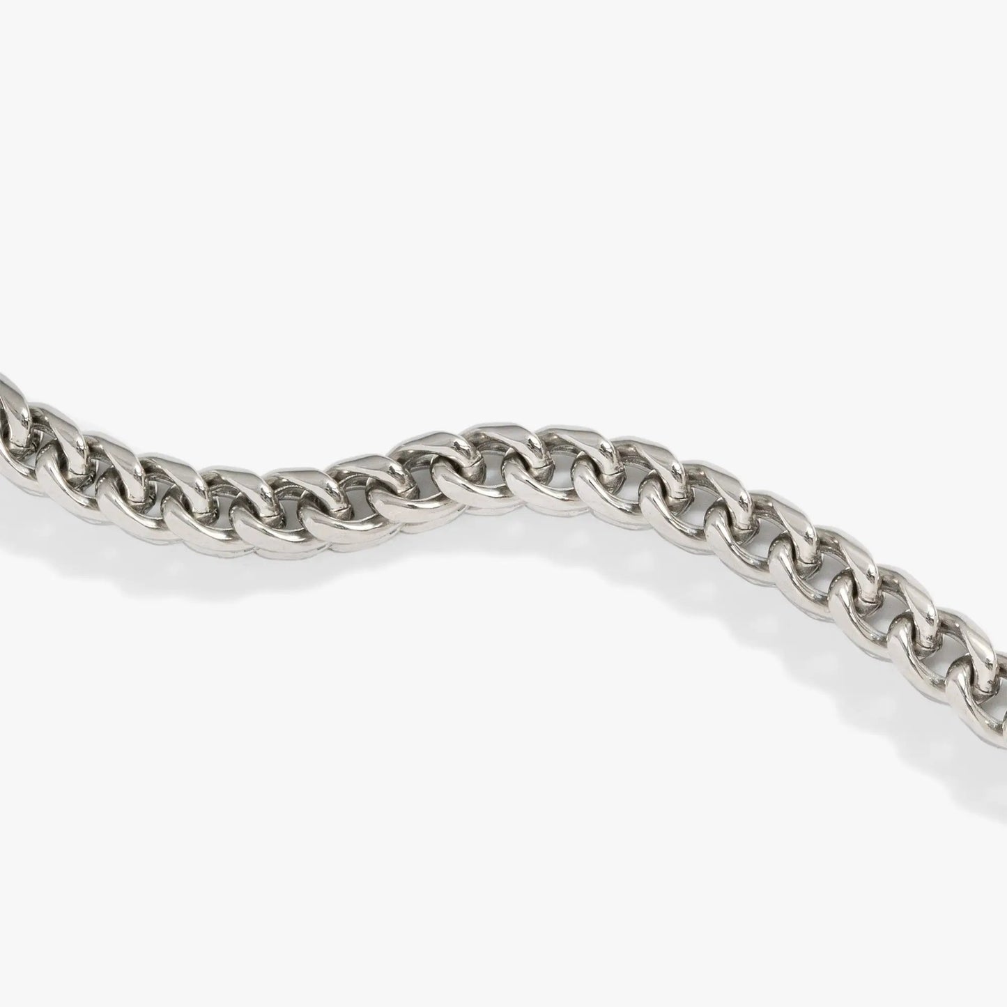 Adjustable Wheat Chain Bracelet in silver-tone metal on Tampa Home & Garden Store