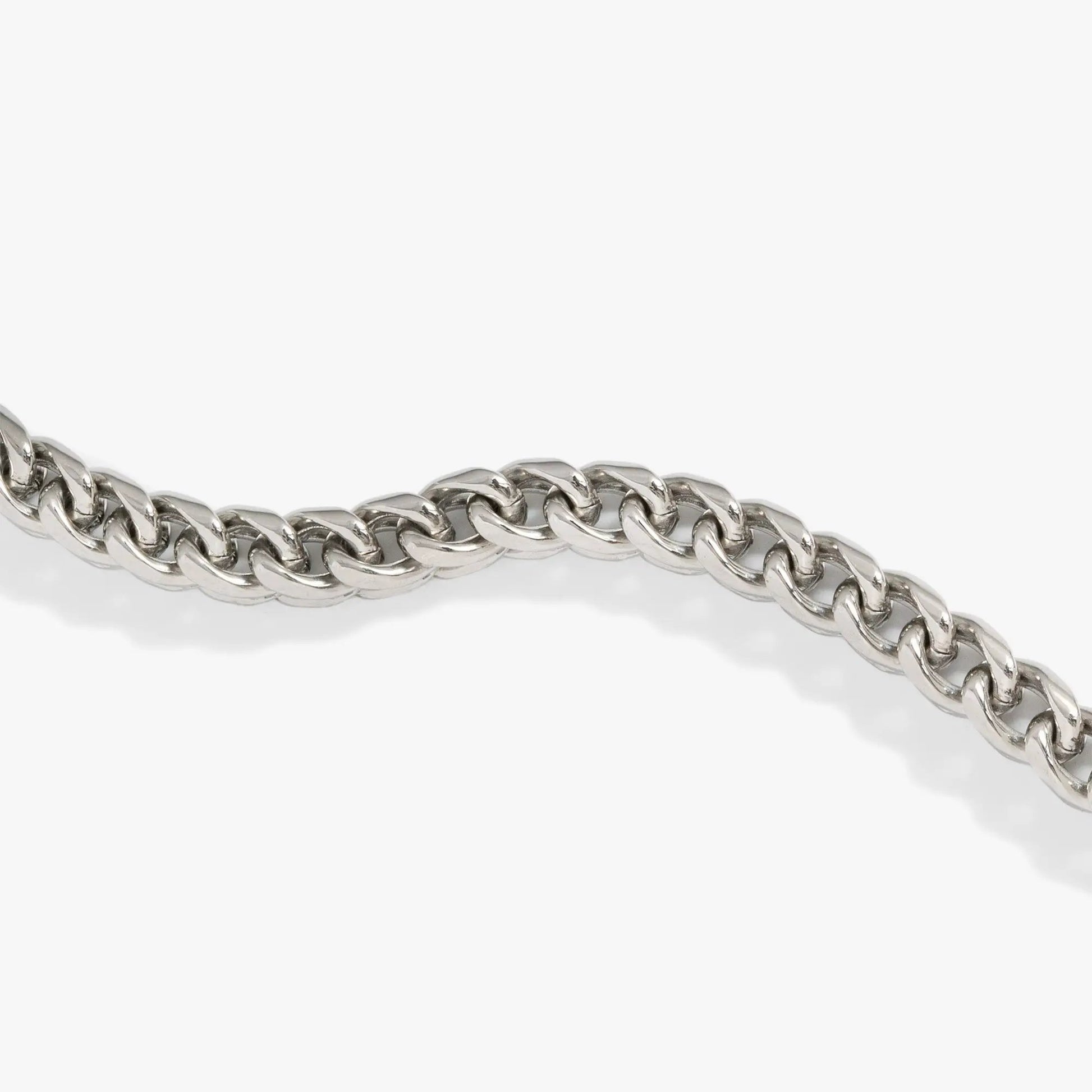 Adjustable Wheat Chain Bracelet in silver-tone metal on Tampa Home & Garden Store