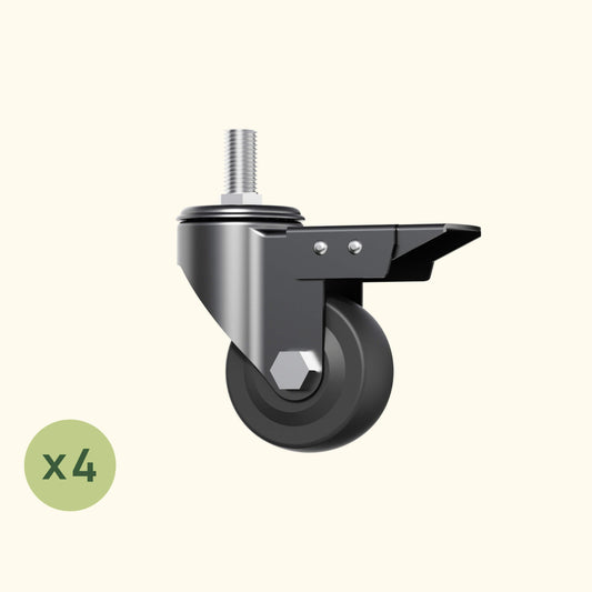 Elevated garden bed casters set of 4