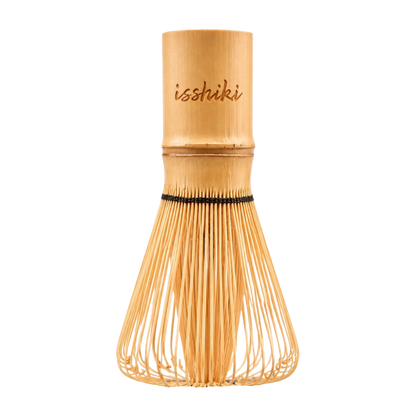 Bamboo whisk (Chasen) by isshiki matcha with natural bamboo tines on Tampa Home & Garden Store