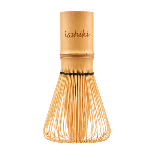 Bamboo whisk (Chasen) by isshiki matcha with natural bamboo tines on Tampa Home & Garden Store