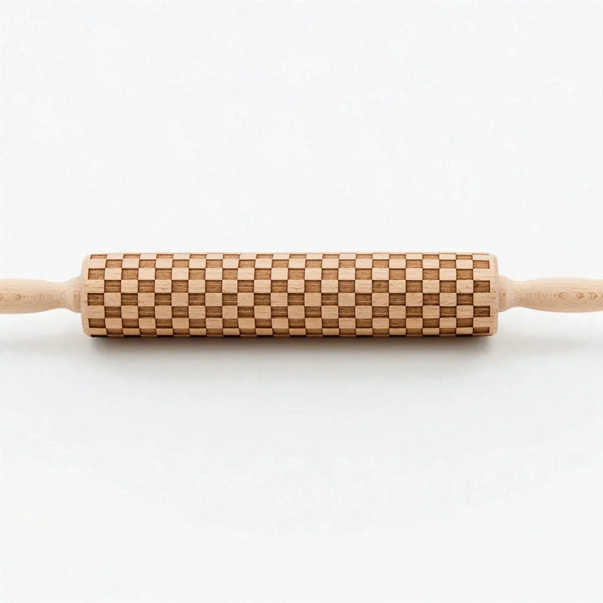 Courtly Checkered Rolling Pins and Diamond Style