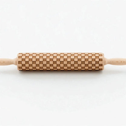Courtly Checkered Rolling Pins and Diamond Style