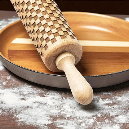 Courtly Checkered Rolling Pins and Diamond Style