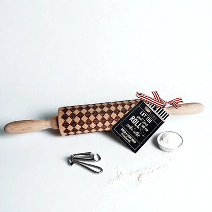 Courtly Checkered Rolling Pins and Diamond Style