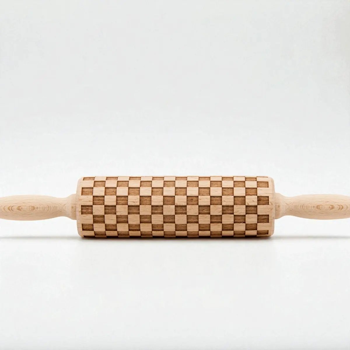 Courtly Checkered Rolling Pins and Diamond Style